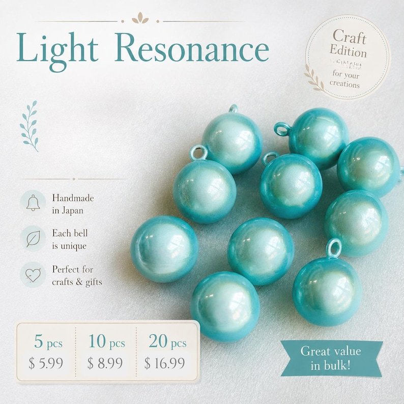 Japanese Jingle Bell for Crafts & Charms